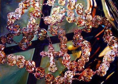 Baroque Rosary - a Paint Artowrk by Carol Scott